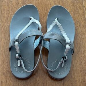 Chaco Black and Gray Sandals